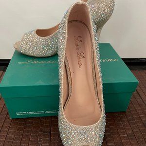 Special Occasion Formal Crystal Studded Heals